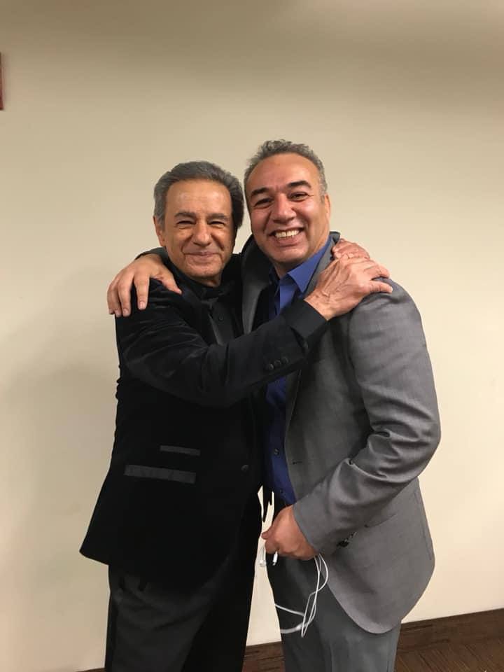 Backstage with Aref