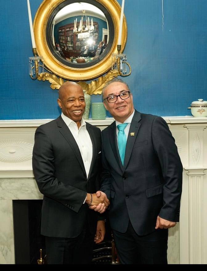 With Mayor Eric Adams