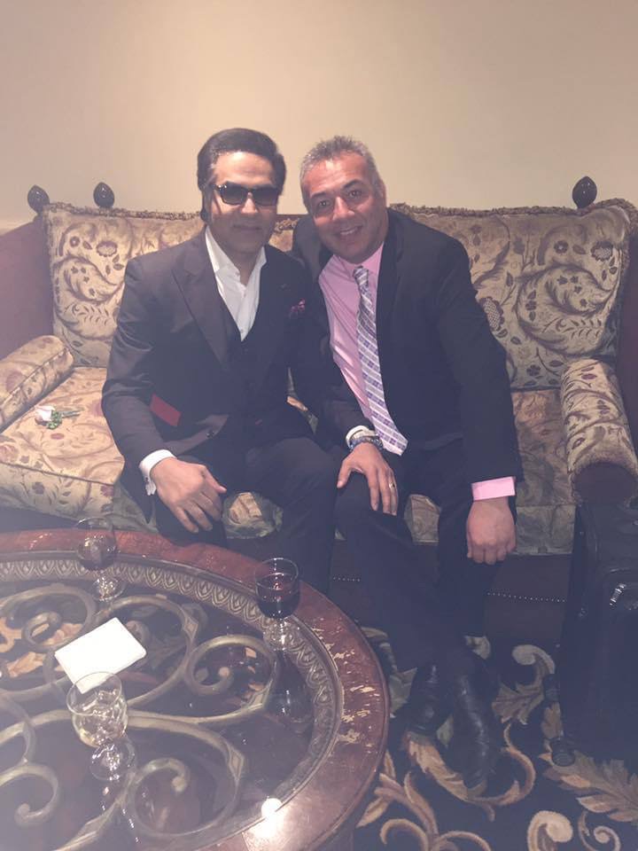 Green room with Omid