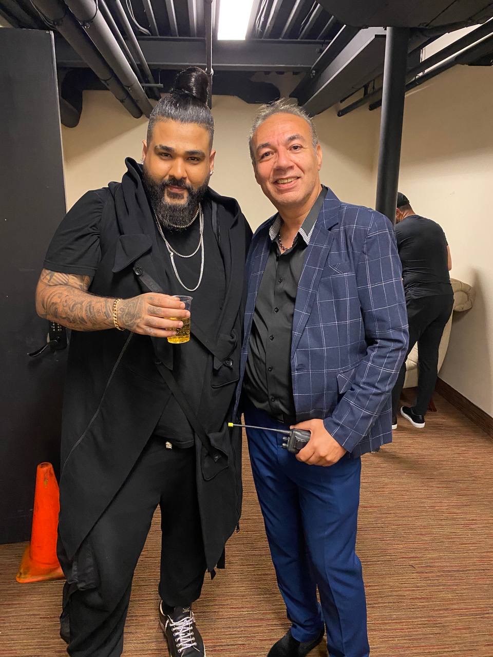 Backstage with Sassy