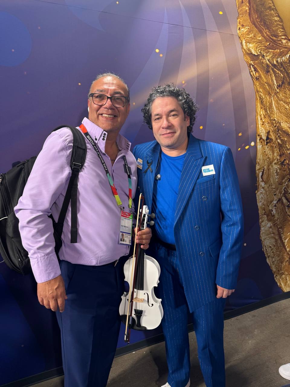 With Gustavo Dudamel — FIFA World Cup 2026