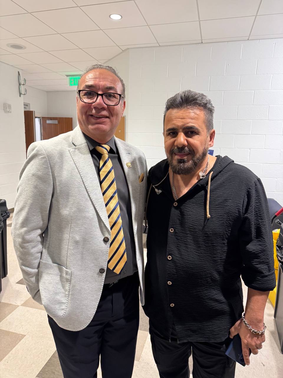 Backstage with Schubert Avakian