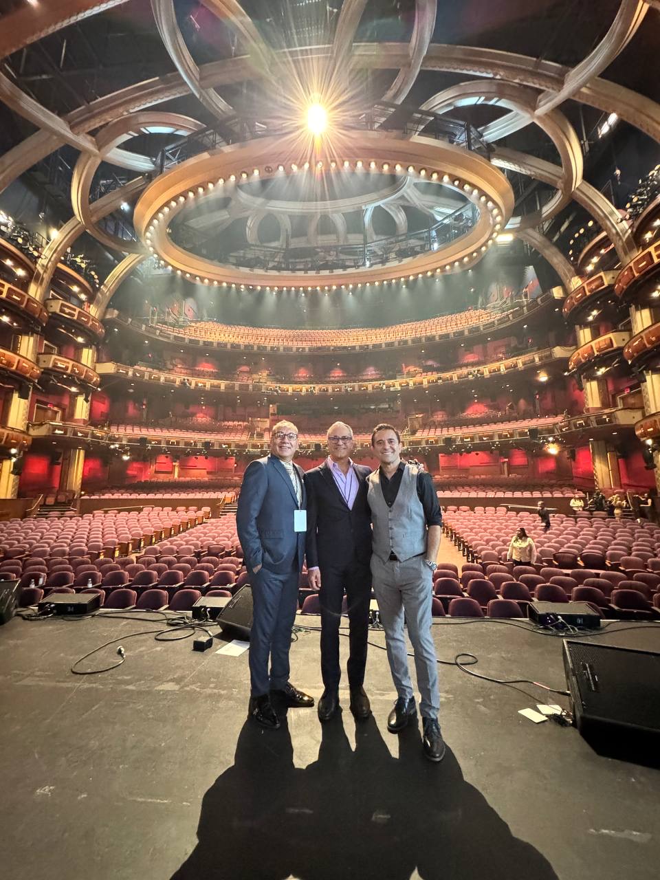 Stage walk-through before doors