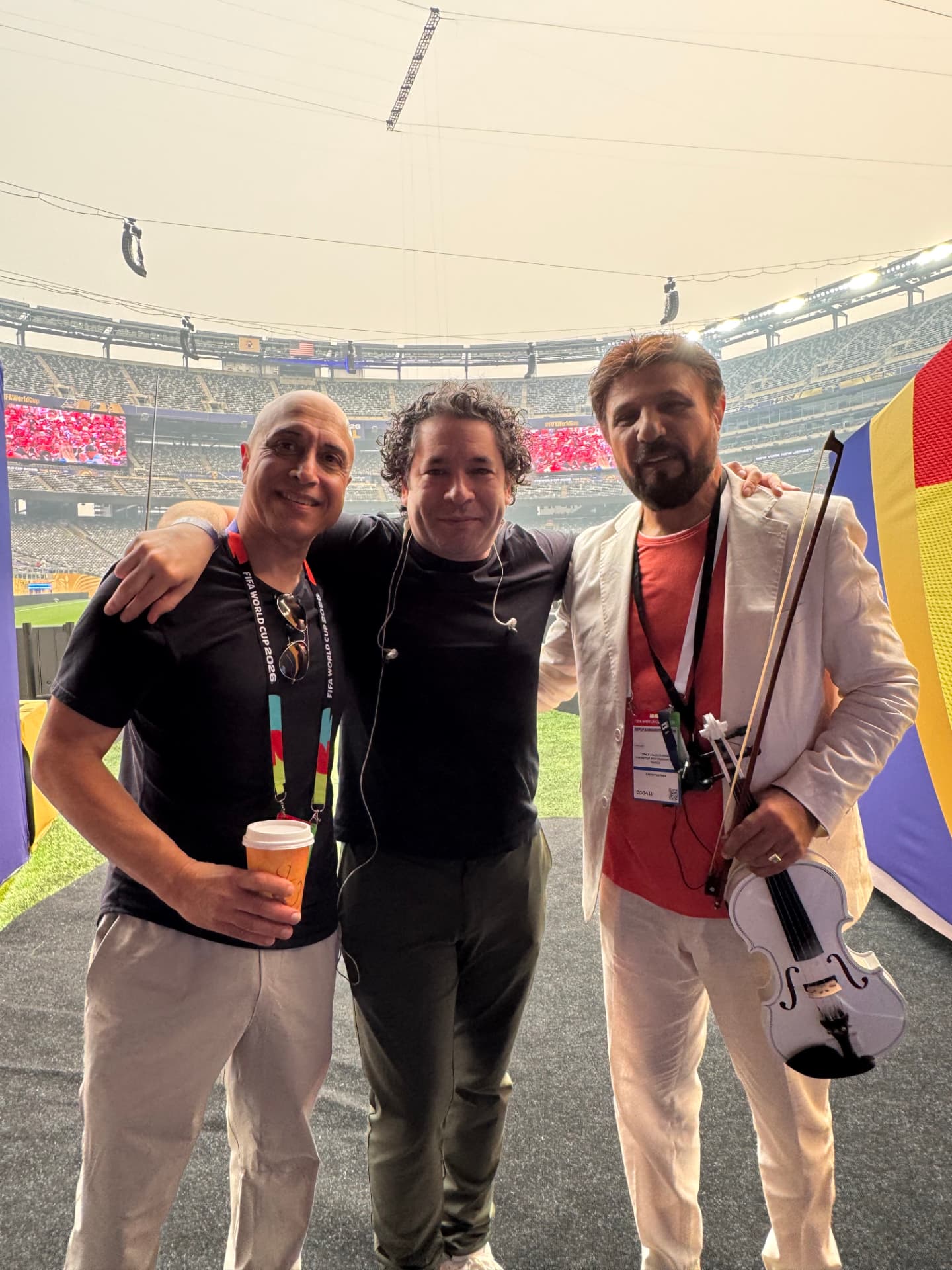 Pitch level with Gustavo Dudamel — MetLife Stadium