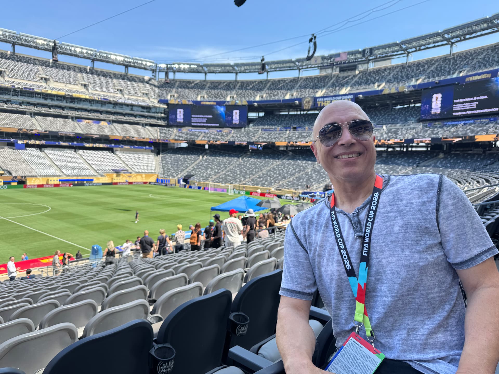 Rehearsal day — FIFA World Cup 2026 Final