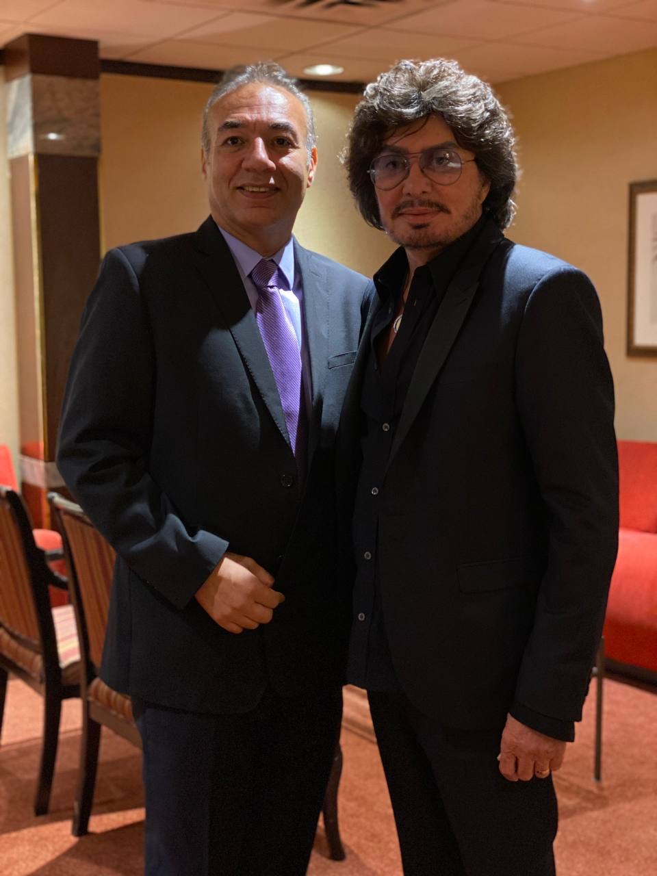 Green room with Shahram Solati